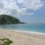 Nambung Beach, A Unique Beach in Central Lombok with a Stunning Waterfall View