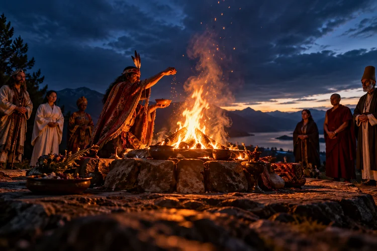 How Sacred Fire Ceremonies Reflect Different Spiritual Worldviews